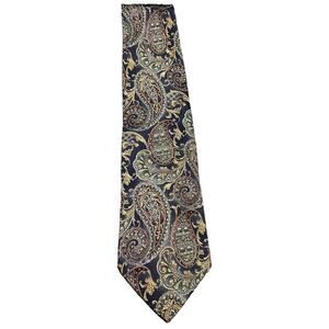 Vintage JT Beckett Tie Men’s Necktie 100% Silk Made In USA Paisley floral colors